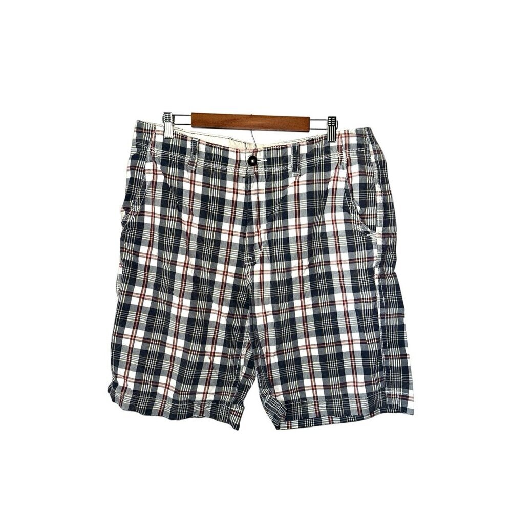 American Eagle Outfitters Multicolor Plaid Classic Length Y2K Shorts Size 38